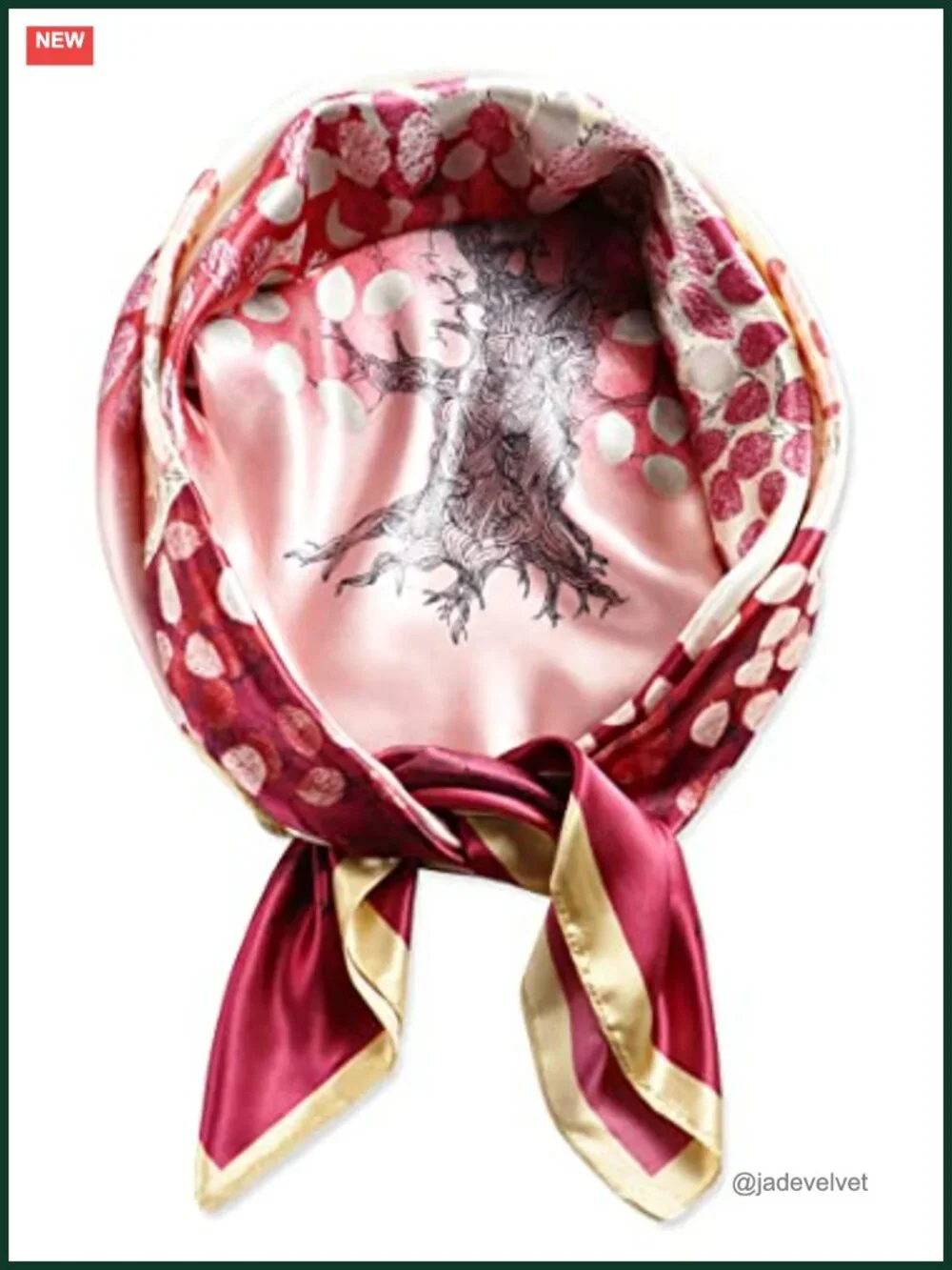 Silk-Like Satin Square Scarf 35x35 for Women Hair Wrap Head Scarf Bandana Neck